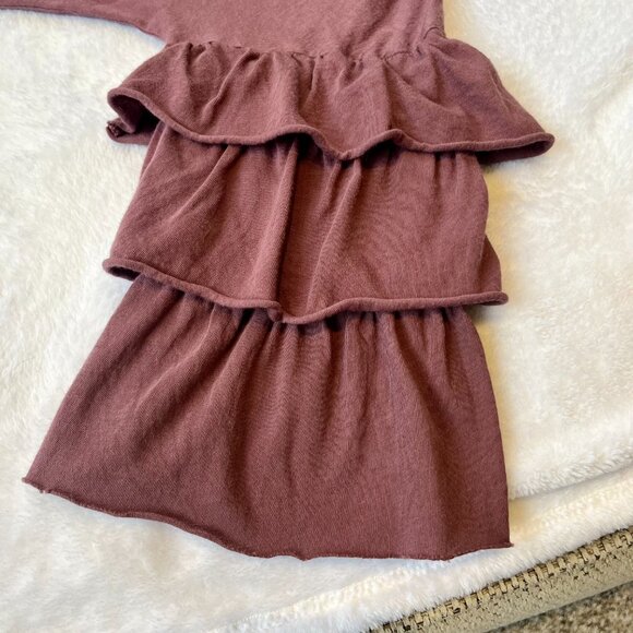 American Eagle, Mauve Ruffle-sleeve Top, Size S - Picture 6 of 9